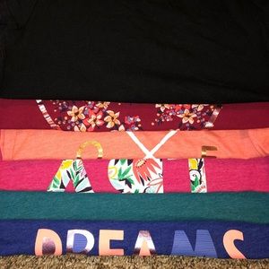 6 girls size 10-12 shirts